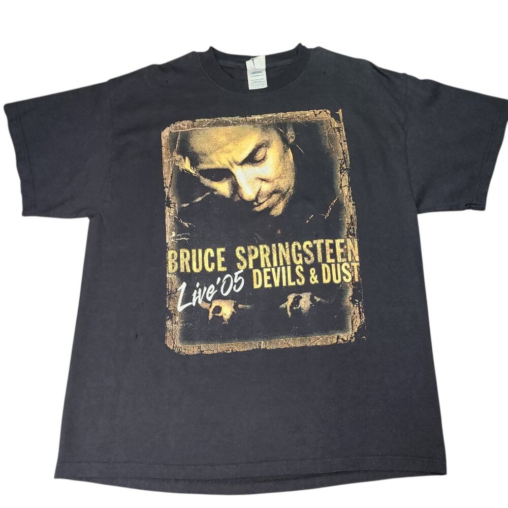 2005 Bruce Springsteen Devils & Dust Concert T-Shirt Live' 05 Tour Size Large